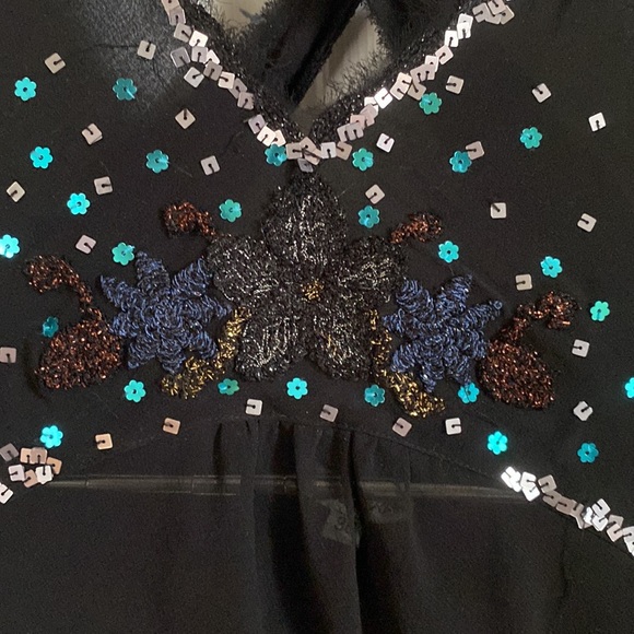 Silk Sequinned  Cami - Picture 4 of 12